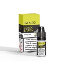 BLACK BARON (Černý rybíz s karamelem a tabákem) - E-liquid Emporio Salt 10ml | 12 mg, 20 mg