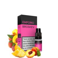 Broskev - e-liquid EMPORIO 10 ml | 0 mg, 3 mg, 6 mg, 12 mg, 18 mg