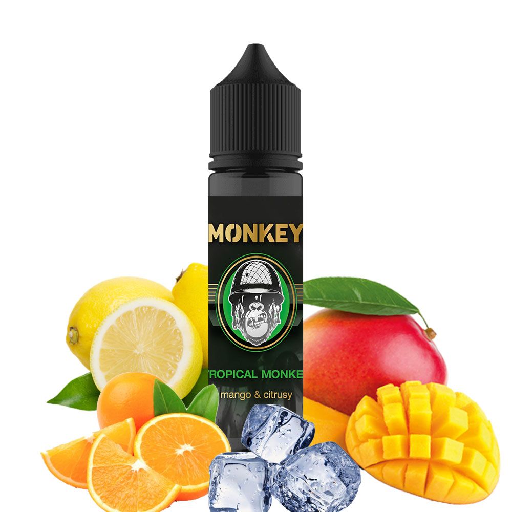 TROPICAL MONKEY - mango & citrusy Monkey shake&vape 12ml Monkey liquid