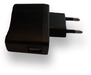 USB Síťový adaptér 220V (redukce) pro baterie EGO 1A (1000 mAh) Green Sound